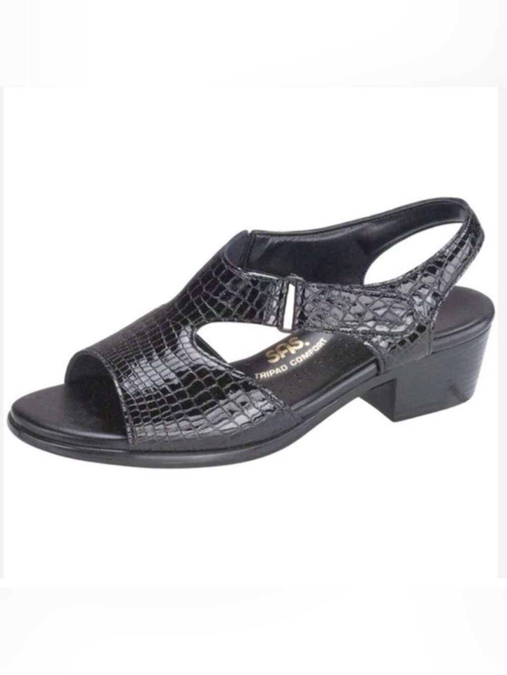 SAS Suntimer Black Croc Size 8.5M